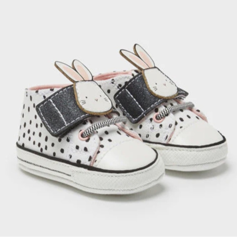 Mayoral Baby Bunny Sneakers with Dots
